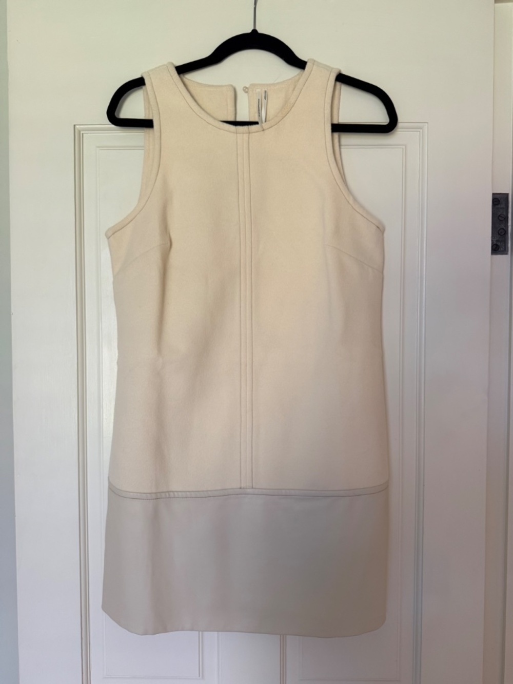 Anthropologie Faux-Leather Shift Mini Dress - Picture 5 of 6